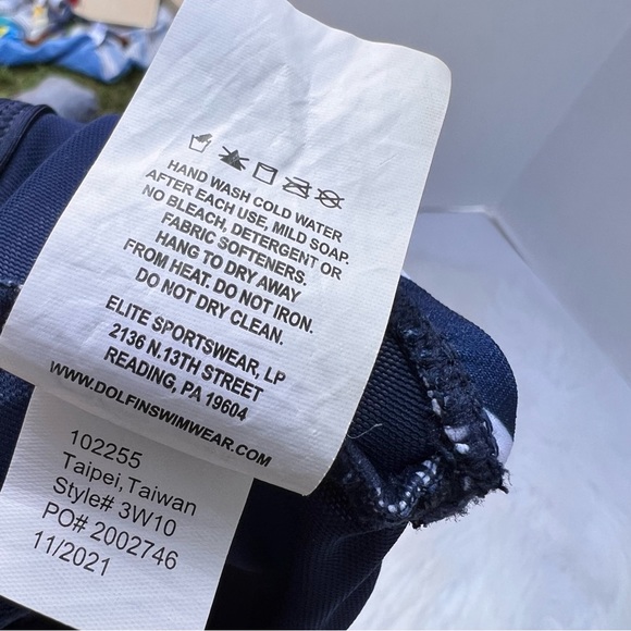 Elite Sportswear Dolfin Women's Aquashape Print Tie Front Bikini Top and bottom - Picture 11 of 14